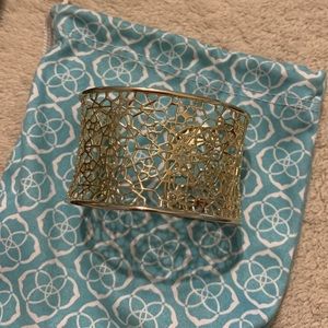 Gold kendra scott cuff